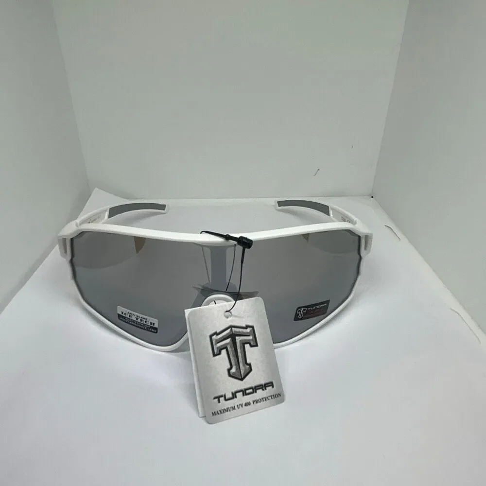 Tundra Wraparound Shield Sunglasses UV400 Mirrored Sport Style